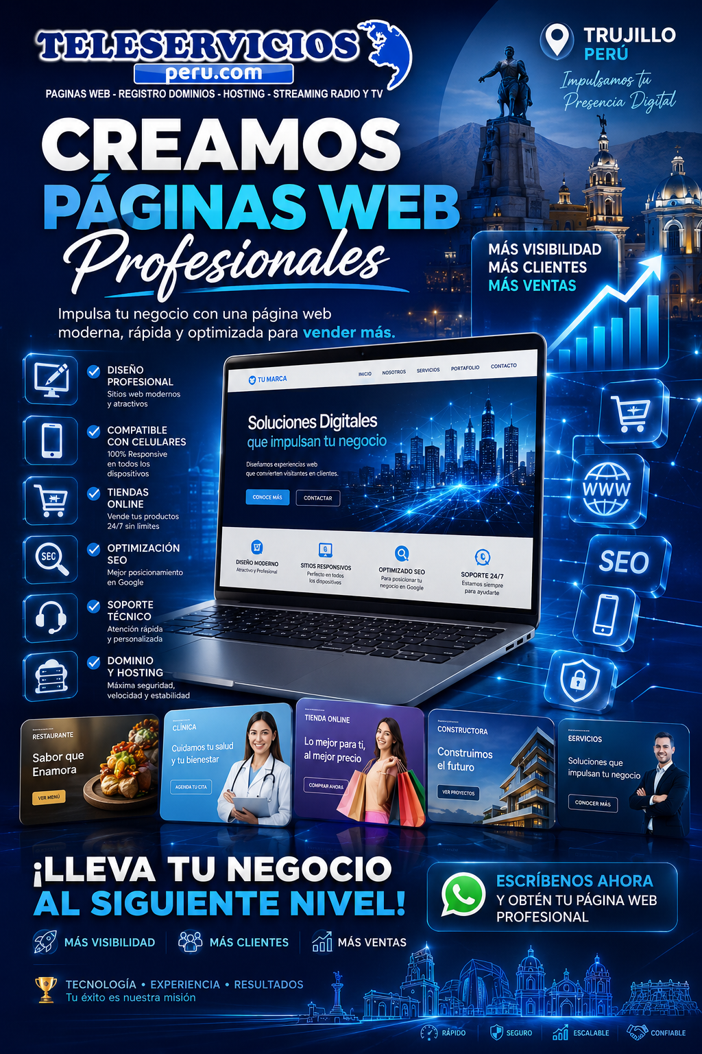 Creamos Páginas Web Profesionales para Impulsar tu Negocio