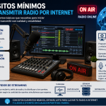 Requisitos Mínimos para Transmitir Radio por Internet