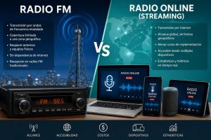 Streaming de Radio Online vs Radio FM: Principales Diferencias